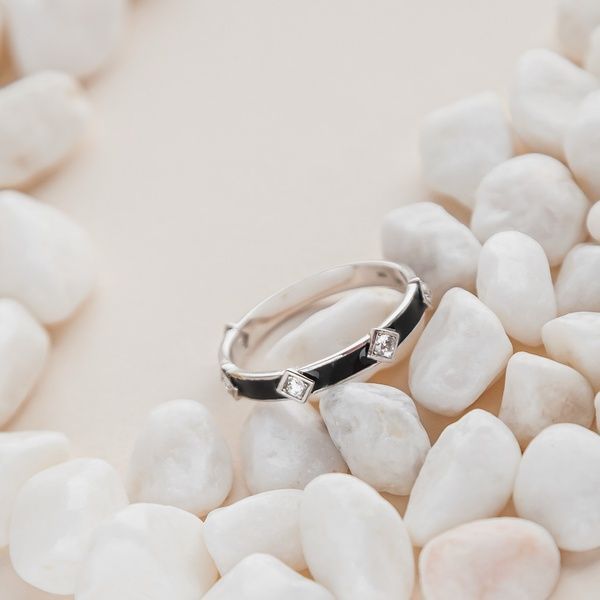 Серебряное кольцо &laquo;Черный Оберег&raquo; ring0166 фото